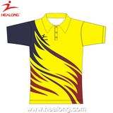 Healong Good Quality Sublimation Printing Polo Shirt Jersey