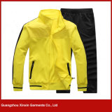 Best Seller 100% Polester Breathable Yellow Training Sportwear Suit (T71)