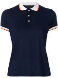 Factory Ladies' Polo Shirt with Striped Collar