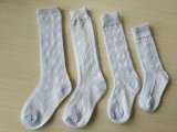 Full Tall Sizes Student School Uniform White School Socks