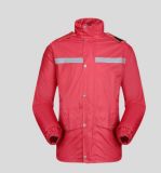 100% Polyester Safety Reflective Work Raincoat 2018