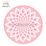 Pink Lily Lotus Circular Round Carpet Meditation Yoga Mat
