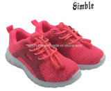 Girls Fushsia Color Shoes with Light Outsole Breathable Flyknit Upper