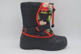 Kids Boots with Animation Patterns and Faux Fur