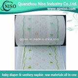 Baby Diaper Raw Material, Breathable PE Film Backsheet for Diapers, Plastic Film