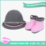 Hand Woven Crochet Wool Children's Girl Baby Shoes
