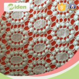 Printed Cotton Drill Fabric POM POM Lace Chemical Lace Fabric