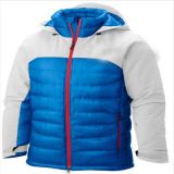 2015 Mens Thin Insulated Down Winter Jacket Adjustable Padded Hood