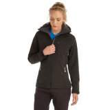 2016 Wholesales Women Softshell Jacket in Black Colour