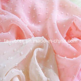 Polyester Jacquard Chiffon Fabric for Lady Dress and Shirt Cloth