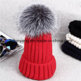Stock Price POM POM Beanie/Rabbit Fur Beanie Hat