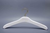 High Quality White Clothes Wooden Hanger Suit Hanger