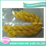 Crochet Thread Yellow Textile Sewing Cotton Embroidery Thread for Bracelet