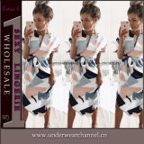 Summer Top Fashion Ladies Sleeveless Polyester Dress (TONY6017)