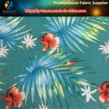 Polyester Jacquard Elastic Fabric with Tropical Pattern for Beachwear/Trousers (YH2136)