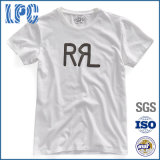 Custom Fit Cotton T-Shirt with Screen Printing for Man