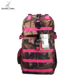 Great Pink Camo Water Resistant Camping Hiking Hunting Backpack