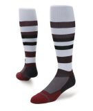 Knitting Tube Sock in a Stripes Style Free Collocation Compression Sock