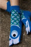 Cuty Fish Patten Tabi Dress Sock 2-Toe Sock