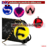 Promotional Items Rabbit Fur Keychain Fur Garment Corporate Gift (G8026)