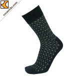Men's Merino Wool Navy DOT Dress Socks (163009SK)