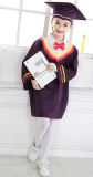 Custom Polyester Primary School Kindergarten Children Kids Graduation Cap Gown