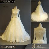 New Design off Shoulder Muslim Wedding Dress