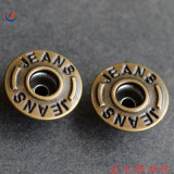 Jeans Accessories Metal Jeans Button with Customized Logo Embossed