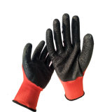 Comfortable Durability Latex Coated Gloves Safety Glove