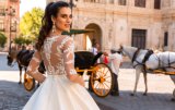 Amelie Rocky 2018 with Sleeve A Line Satin Wedding Dresses