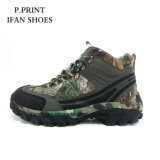 Top Strong Hiking Shoes with Camouflage Fabric for Men Euopean Market