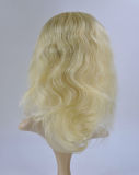 Blonde Human Hair Front Lace Wig with Baby Hair for Fashion (Body Wave)