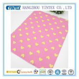 New Style Yellow Heart Printed Cotton Fabric for Bedding/Garment