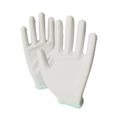 13 Gauges Polyester PU Palm Coated Working Gloves