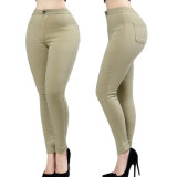 Wholesale Ladies Skinny Pants Fashion Cotton Chino Pants