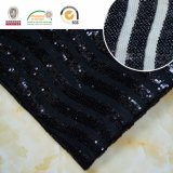 Black and White Polyster Embroidery Lace Fabric, Newest Style for Women Garment C10027