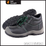 Black Leather Safety Shoe Sn5344