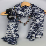 100%Polyester Printing Scarf for Women Fashion Accessory, Leisure Shawls