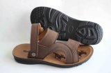 Classic Style Genuine Leater of Men Beach Sandal (SNB-14-006)