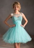 Latest Fashion Style a-Line Beaded Most Beautiful Party Gowns (PAD0020)