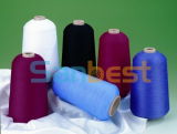 100% Colorful High Quality Polyester Textured Thread for Underwear