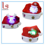 Christmas Decoration LED Flashing Santa Claus Hat for Kids