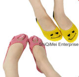 Wholesale Custom Jacquard Combed Cotton Women Invisible Socks