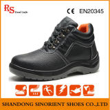 Black Cow Split Leather Steel Toe Cap Safety Shoes Price