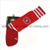 2014 New Men Strip Soccer Cotton Socks (DL-SC-07)