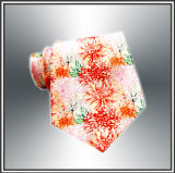 Digital Print Necktie Flower Pattern (M059)