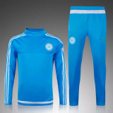 2016 New French Marseille Football Training Blue Suit