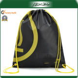 Eyelet Black New Design Custom Drawstring Backpack