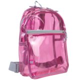PVC Material and Softback Type Clear PVC Backpack Bag