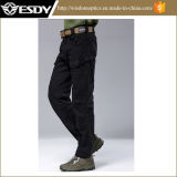 Black Sport Cargo Pants Army Training Combat Outdoor Trousers